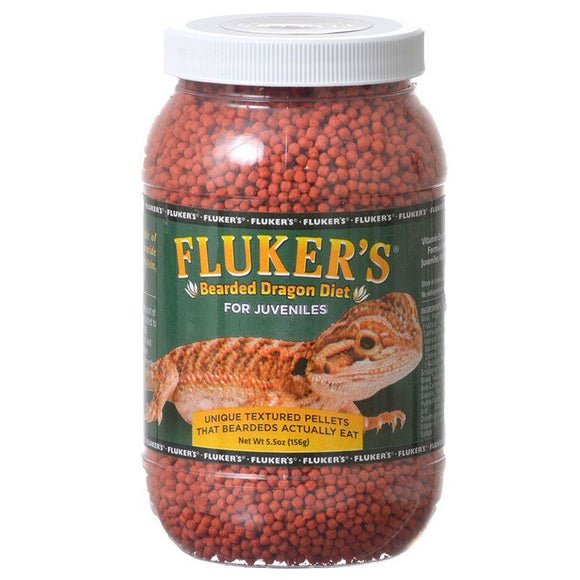 [Pack of 4] - Flukers Bearded Dragon Diet for Juveniles 5.5 oz