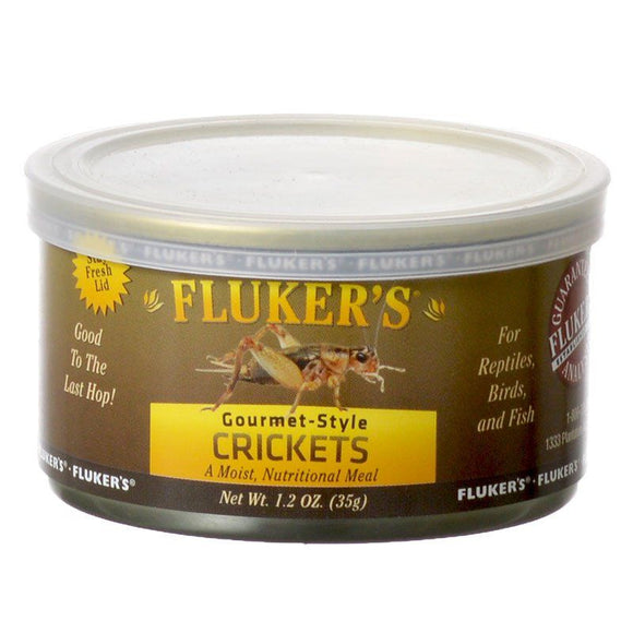 [Pack of 4] - Flukers Gourmet Style Canned Crickets 1.2 oz