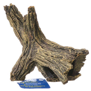 [Pack of 3] - Exotic Environments Driftwood Basking Den Natural Aquarium Ornament 5.75"L x 4.25"W x 4.5"H