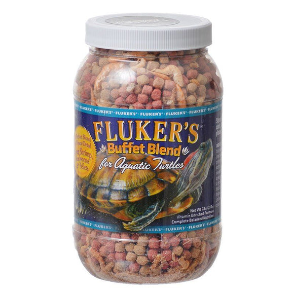 [Pack of 4] - Flukers Buffet Blend for Aquatic Turtles 7.5 oz