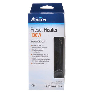 [Pack of 2] - Aqueon Preset Aquarium Heater 100 Watt (Aquariums up to 30 Gallons)
