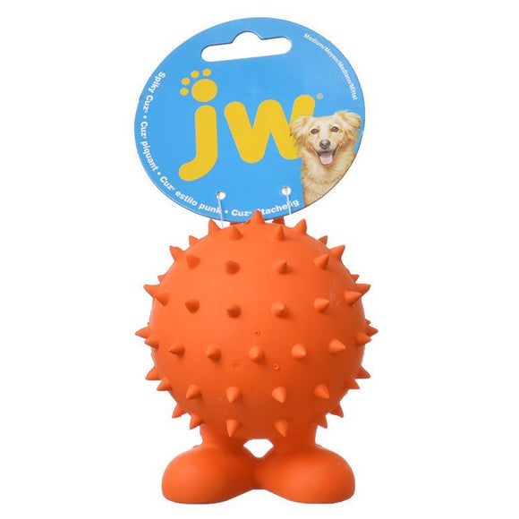[Pack of 4] - JW Pet Spiky Cuz Dog Toy Medium - 3.9