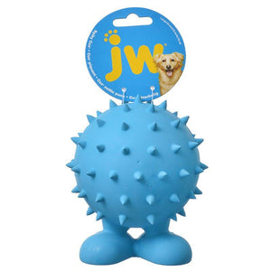 [Pack of 3] - JW Pet Spiky Cuz Dog Toy Large - 5.3" Tall (Assorted Colors)