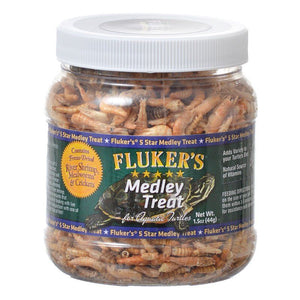 [Pack of 4] - Flukers Medley Treat for Aquatic Turtles 1.5 oz