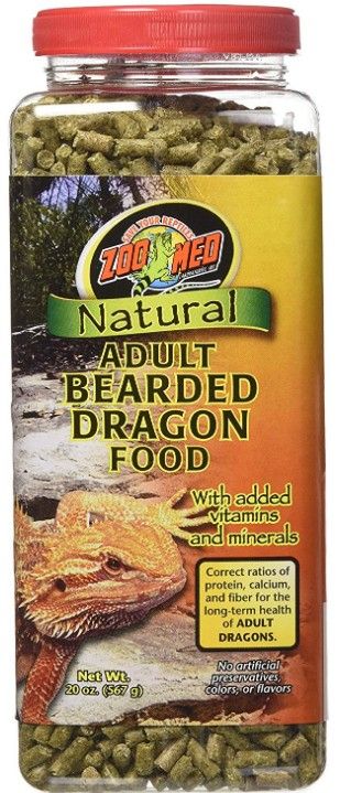 [Pack of 3] - Zoo Med Natural Adult Bearded Dragon Food 20 oz