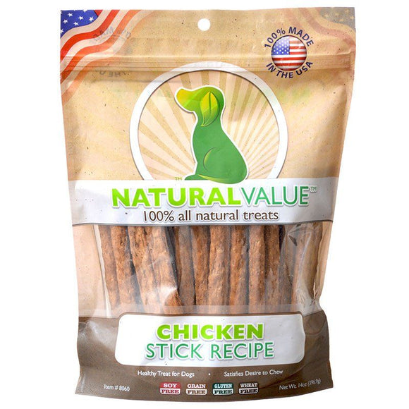[Pack of 3] - Loving Pets Natural Value Chicken Sticks 14 oz