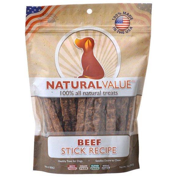 [Pack of 3] - Loving Pets Natural Value Beef Sticks 14 oz