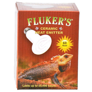 [Pack of 2] - Flukers Ceramic Heat Emitter 60 Watt