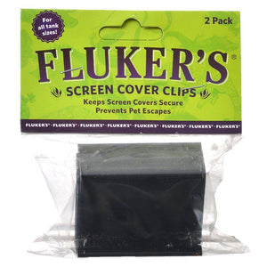 [Pack of 4] - Flukers Screen Cover Clips Premium (All Tank Sizes)