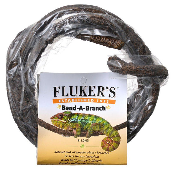 [Pack of 4] - Flukers Bend-A-Branch Terrarium Decoration Medium - 3/8