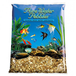 [Pack of 3] - Pure Water Pebbles Aquarium Gravel - Nutty Pebbles 5 lbs (3.1-6.3 mm Grain)