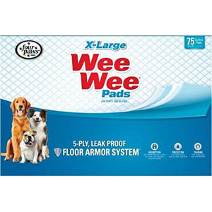 Four Paws X-Large Wee Wee Pads 75 count