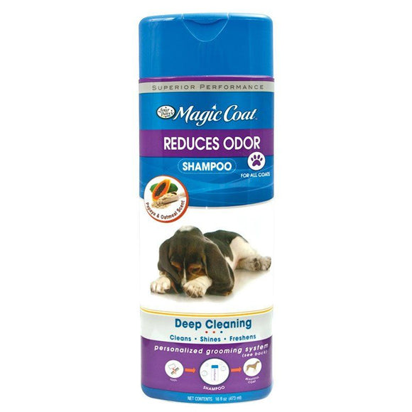 [Pack of 3] - Magic Coat Reduces Odor Dog Shampoo 16 oz