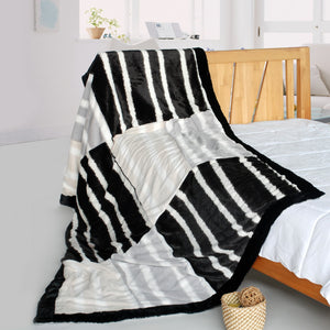 Bedding - Sky Blue Graceful Fashion Natural Leopard Pattern Silk Scarf/Wrap/Shawl(Large)