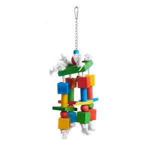 [Pack of 3] - Prevue Bodacious Bites Crazy Legs Bird Toy 1 Pack - (Approx. 3.5"L x 3.5"W x 16"H)