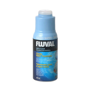 [Pack of 4] - Fluval Quick Clear 4 oz (120 ml) - Treats 480 Gallons