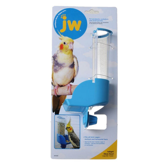 [Pack of 4] - JW Insight Clean Seed Silo Bird Feeder Large - (2.75