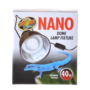 [Pack of 2] - Zoo Med Nano Dome Lamp Fixture 40 Watt - (4" Diameter)
