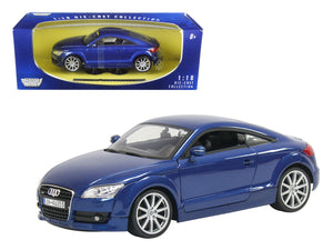 2007 Audi TT Blue 1/18 Diecast Car Model by Motormax