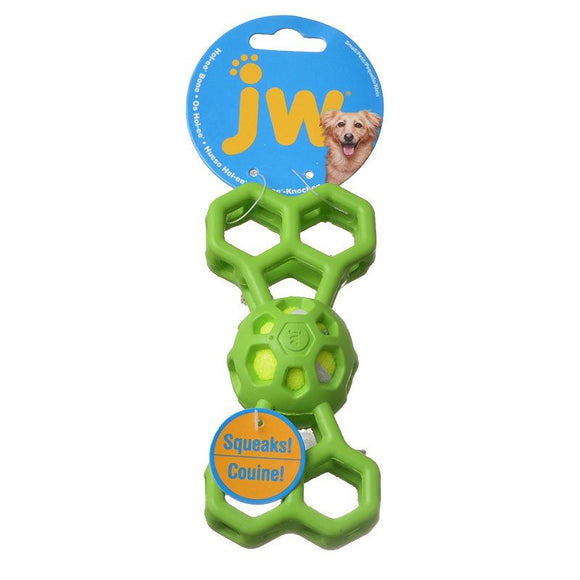 [Pack of 4] - JW Pet Hol-ee Bone with Squeaker Small - 6.5
