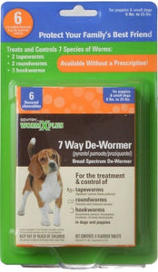 [Pack of 3] - Sentry Worm X Plus - Small Dogs 6 Count