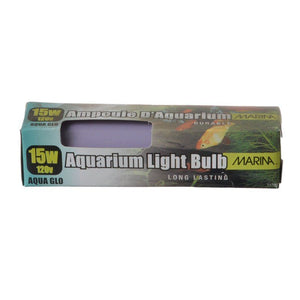 [Pack of 4] - Marina Aqua-Glo Aquarium Light Bulb 1 Pack - (15 Watt)