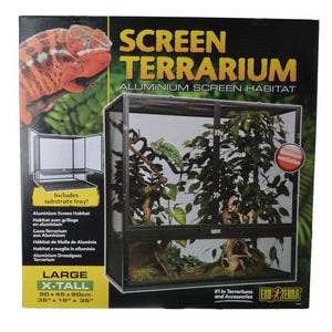 Exo-Terra Screen Terrarium Large X-Tall - (36"L x 18"W x 36"H)