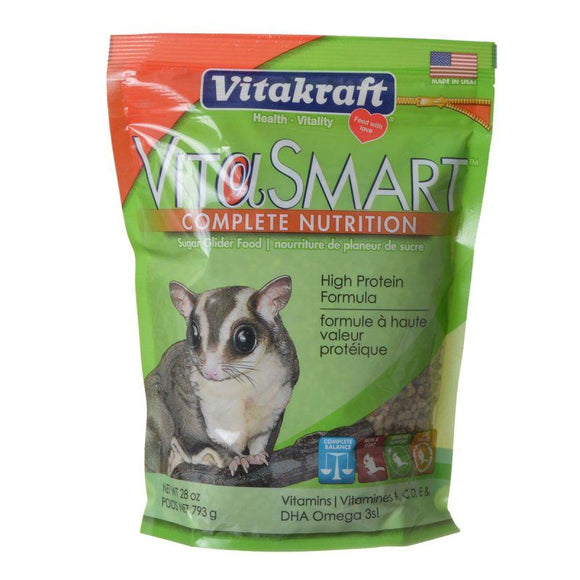 [Pack of 3] - Vitakraft VitaSmart Complete Nutrition Sugar Glider Food 28 oz