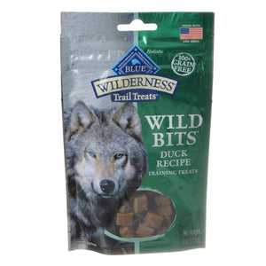 [Pack of 3] - Blue Buffalo Wilderness Trail Treats Wild Bits - Duck Recipe Training Treats 4 oz