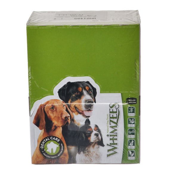 Whimzees Natural Dental Care Alligator Dog Treats Large - 30 Pack - (Dogs 40-60 lbs)