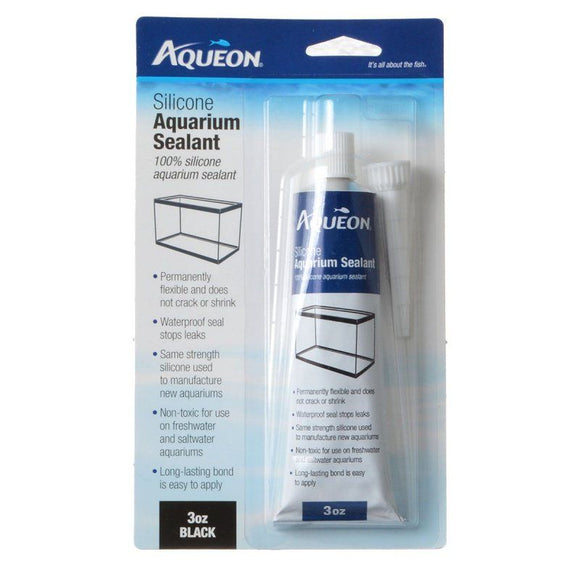 [Pack of 3] - Aqueon Silicone Aquarium Sealant - Black 3 oz