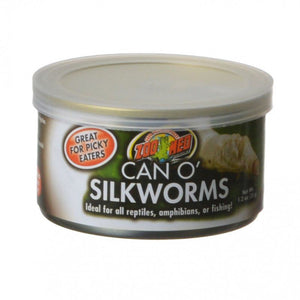 [Pack of 4] - Zoo Med Can O' Silkworms 1.2 oz (35 g)