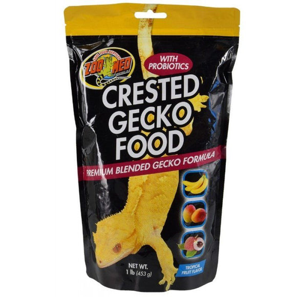 [Pack of 2] - Zoo Med Crested Gecko Food - Tropical Fruit Flavor 1 lb (453 g)