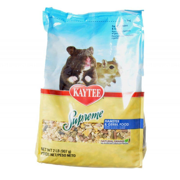 [Pack of 4] - Kaytee Supreme Hamster & Gerbil Food 2 lbs