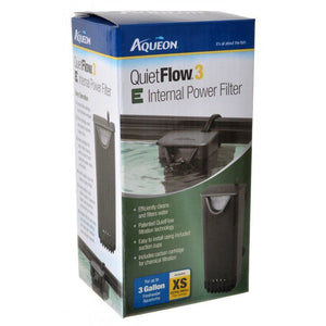 [Pack of 3] - Aqueon Quietflow E Internal Power Filter 3 Gallons