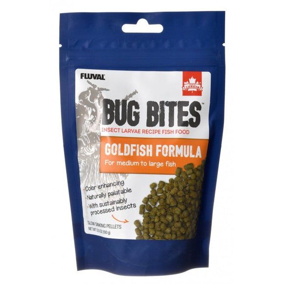 [Pack of 3] - Fluval Bug Bites Goldfish Formula Pellets for Medium-Large Fish 3.53 oz
