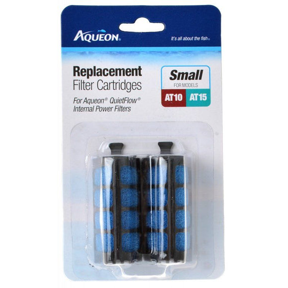 [Pack of 3] - Aqueon Replacement Filter Cartridges for QuietFlow Filters Small - 2 Count