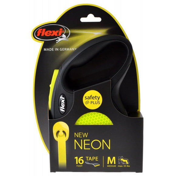 Flexi New Neon Retractable Tape Leash