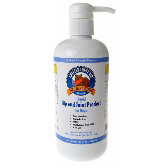 Grizzly Joint Aid Liquid Hip & Joint Product for Dogs