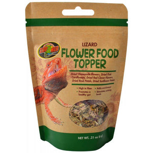 [Pack of 4] - Zoo Med Lizard Flower Food Topper 0.21 oz