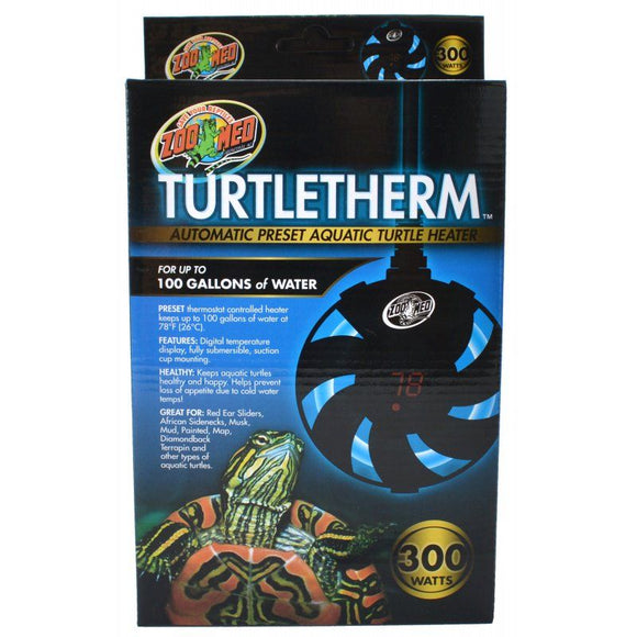 Zoo Med Turtletherm Automatic Preset Aquatic Turtle Heater 300 Watt (Up to 100 Gallons)