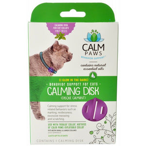 [Pack of 3] - Calm Paws Calming Disk for Cat Collars 1 Count