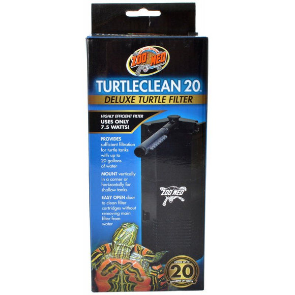 [Pack of 2] - Zoo Med TurtleClean Deluxe Turtle Filter 20 Gallons