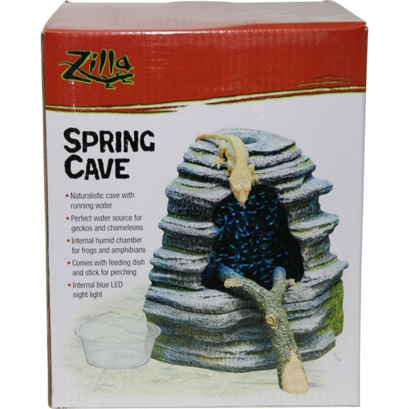 Zilla Spring Cave Reptile Decor 1 Count