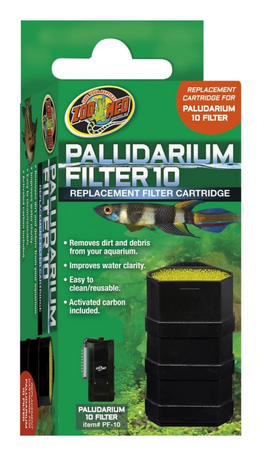 [Pack of 4] - Zoo Med Paludarium Replacement Filter Cartridge 10 Gallons