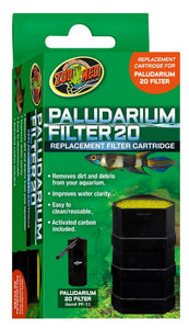 [Pack of 4] - Zoo Med Paludarium Replacement Filter Cartridge 20 Gallons