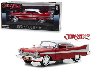 1958 Plymouth Fury Red with White Top \Christine\" (1983) Movie 1/24 Diecast Model Car by Greenlight"