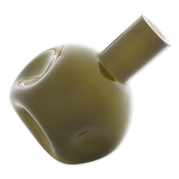 Abstract Glass Vase - Hunter Green