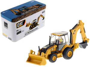 CAT Caterpillar 450E Backhoe Loader with Operator \High Line\" Series 1/87 (HO) Scale Diecast Model by Diecast Masters"