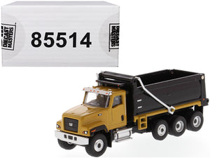 CAT Caterpillar CT681 Dump Truck Yellow and Black \High Line\" Series 1/87 (HO) Scale Diecast Model by Diecast Masters"